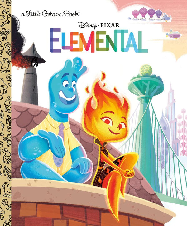 Disney/Pixar Elemental Little Golden Book (Disney/Pixar Elemental)-Children’s / Teenage fiction: General and modern fiction-買書書 BuyBookBook