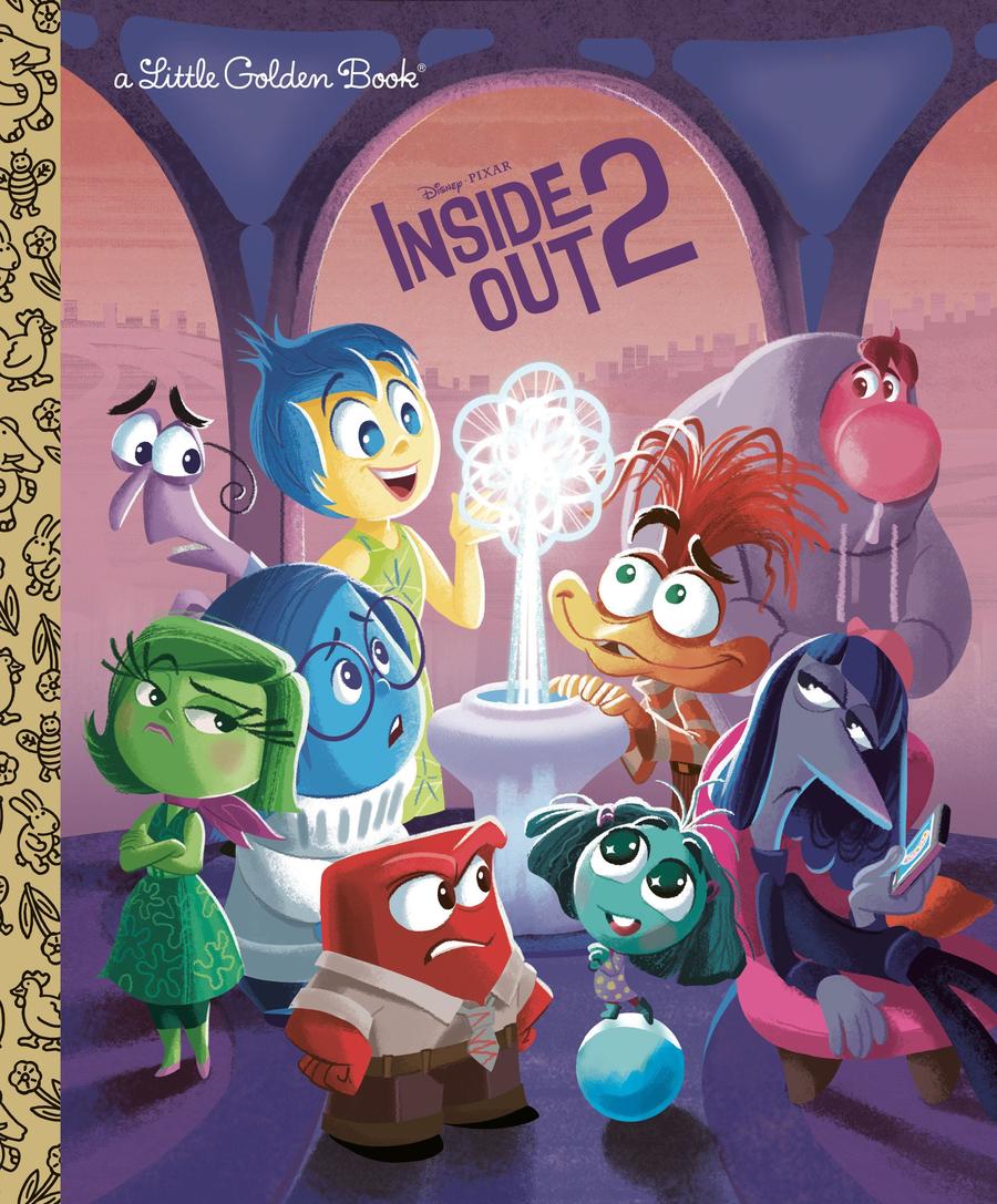 Disney/Pixar Inside Out 2 Little Golden Book-Children’s / Teenage fiction: General and modern fiction-買書書 BuyBookBook