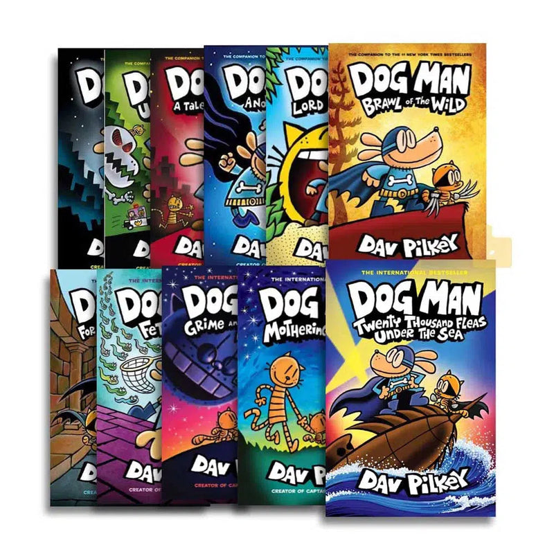 Dog Man (正版) Bundle (Dav Pilkey)-Fiction: 幽默搞笑 Humorous-買書書 BuyBookBook