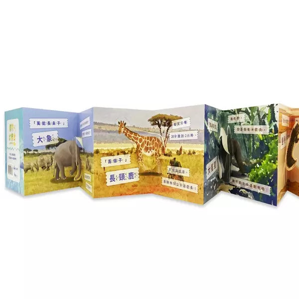 動物大集合 (拉拉翻翻真好玩 POP-UP!)-非故事: 動物植物 Animal & Plant-買書書 BuyBookBook