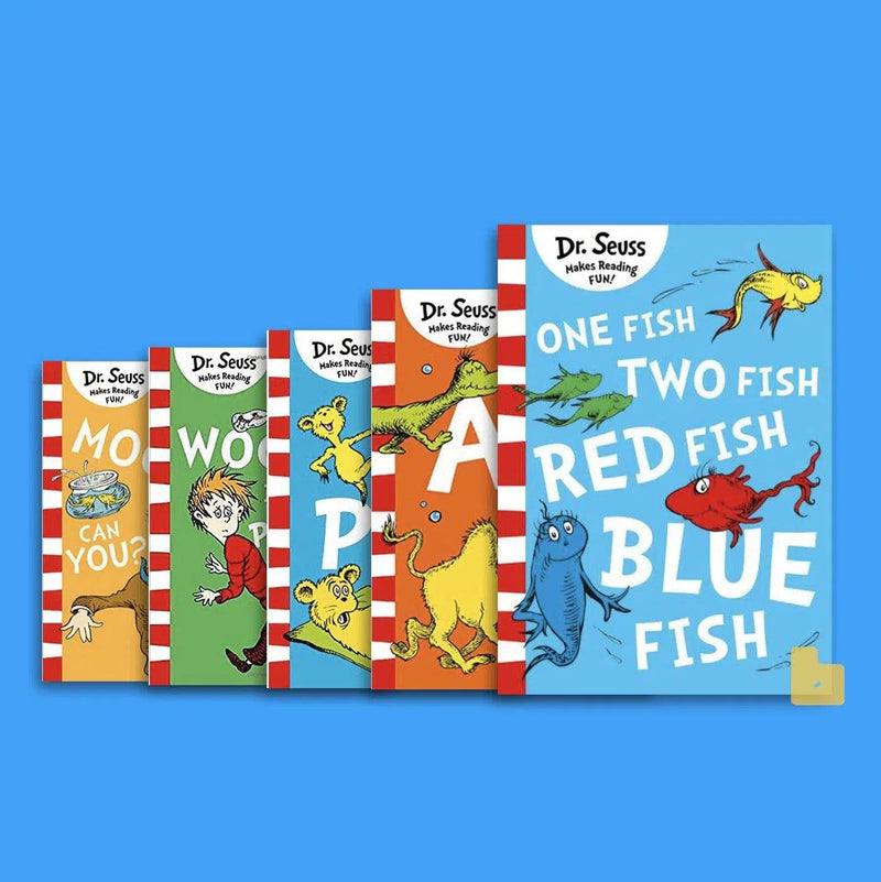 Dr. Seuss blue back bundle (正版) (age 3-5) (5 Books) (Paperback) Harpercollins (UK)