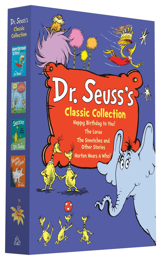 Dr. Seuss's Classic 4-Book Boxed Set Collection-Children’s / Teenage fiction: General and modern fiction-買書書 BuyBookBook