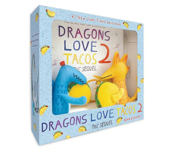 Dragons Love Tacos 2 Book and Toy Set-Children’s / Teenage fiction: Fantasy-買書書 BuyBookBook