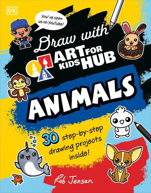 Draw with Art for Kids Hub Animals-Children’s / Teenage general interest: Art and artists-買書書 BuyBookBook