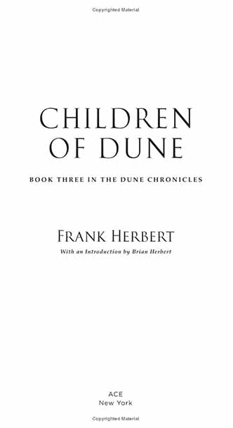 Dune #3 Children of Dune-Fiction: 歷險科幻 Adventure & Science Fiction-買書書 BuyBookBook