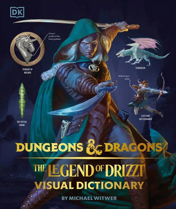 Dungeons and Dragons The Legend of Drizzt Visual Dictionary-Hobbies/ quizzes/ games-買書書 BuyBookBook