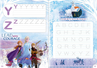 冰雪奇緣 ABC學寫練習簿