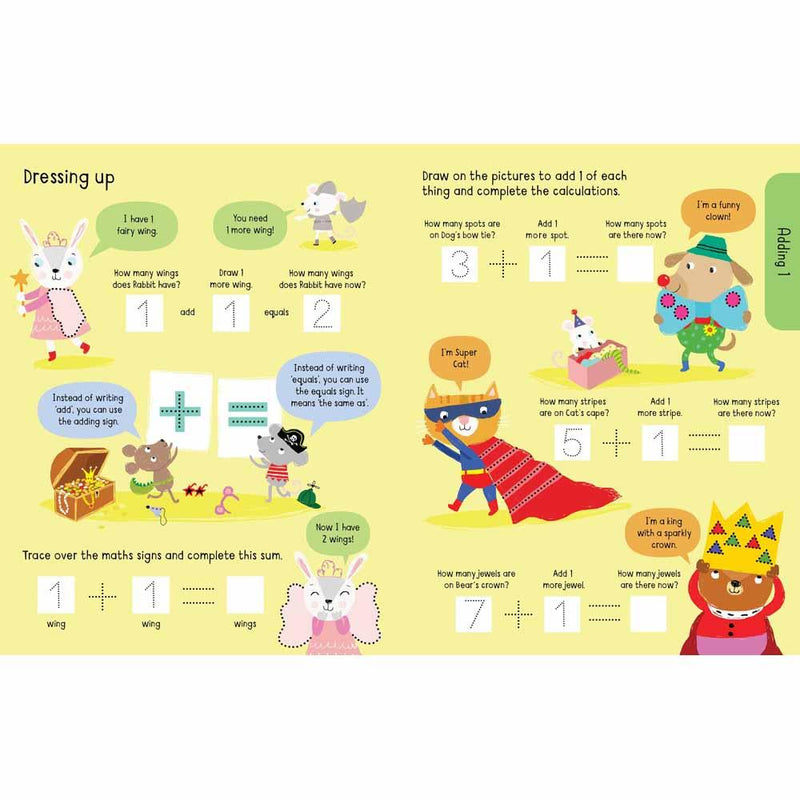 Early Years Wipe-Clean First Sums (Age 3-5) Usborne