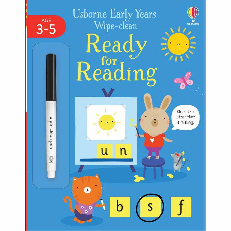 Early Years Wipe-Clean Ready for Reading (Age 3-5) Usborne