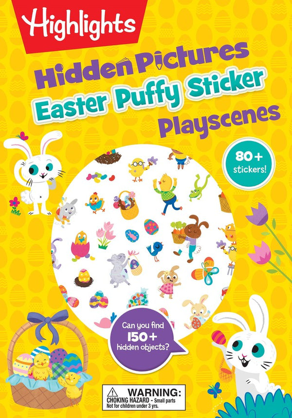 Easter Hidden Pictures Puffy Sticker Playscenes-Children’s / Teenage general interest: Places and peoples-買書書 BuyBookBook