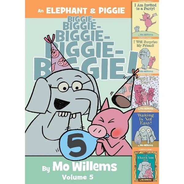 Elephant and Piggie Biggie Volume 5 (Mo Willems)-Fiction: 幽默搞笑 Humorous-買書書 BuyBookBook