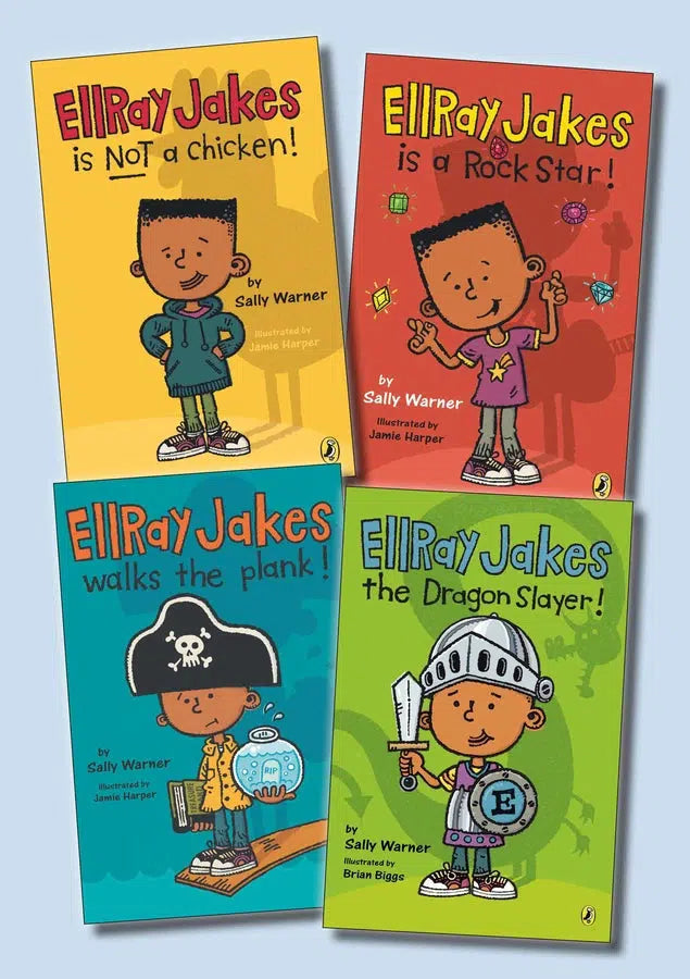 EllRay Jakes: 4-Book Set-Children’s / Teenage fiction: General and modern fiction-買書書 BuyBookBook