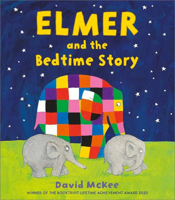 Elmer Picture Books: Elmer and the Bedtime Story (David McKee)-Fiction: 兒童繪本 Picture Books-買書書 BuyBookBook