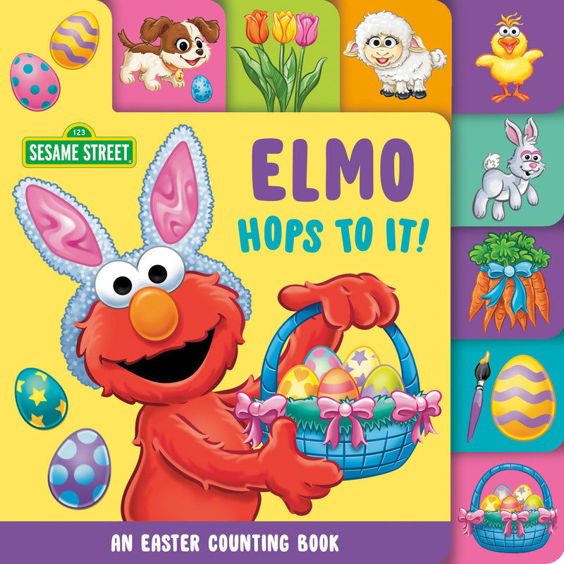 Elmo Hops to It! An Easter Counting Book (Sesame Street)-Children’s / Teenage fiction: General and modern fiction-買書書 BuyBookBook