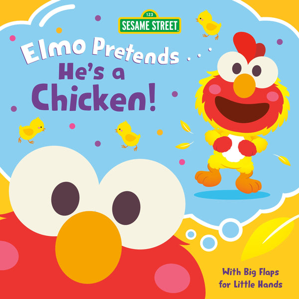 Elmo Pretends... He's a Chicken! (Sesame Street)-Children’s / Teenage fiction: Humorous stories-買書書 BuyBookBook