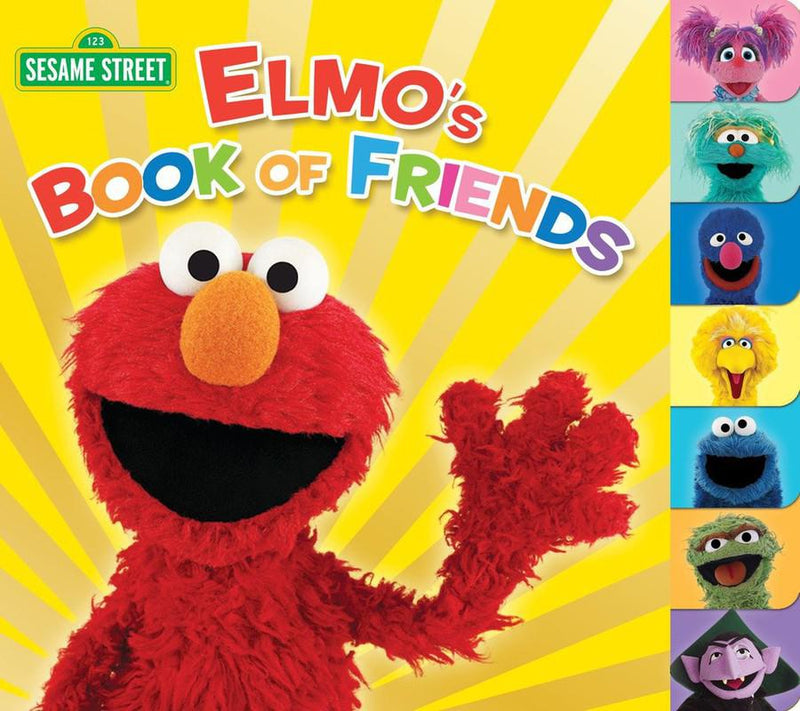 Elmo's Book of Friends (Sesame Street)-Children’s / Teenage fiction: General and modern fiction-買書書 BuyBookBook