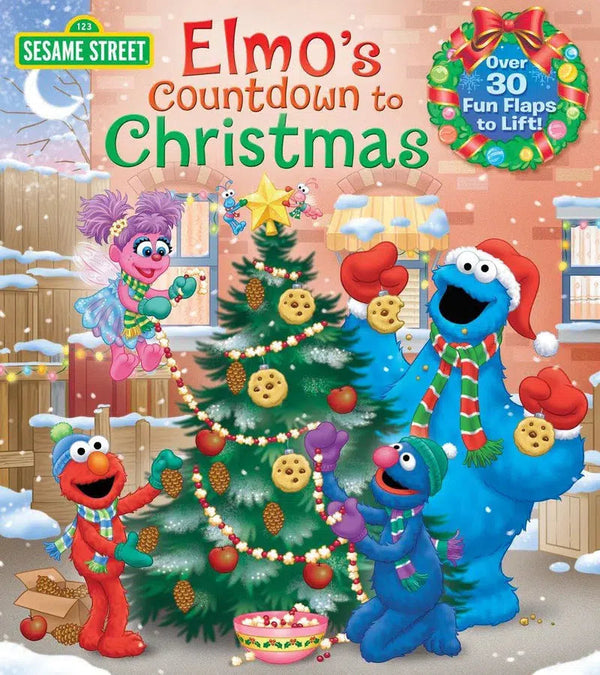 Elmo's Countdown to Christmas (Sesame Street)-Children’s / Teenage fiction: General and modern fiction-買書書 BuyBookBook