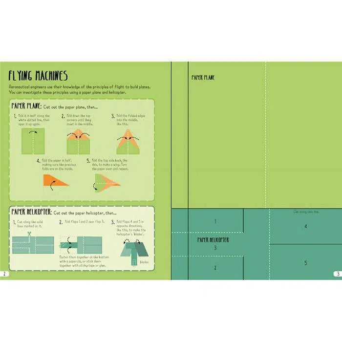 Engineering scribble book Usborne