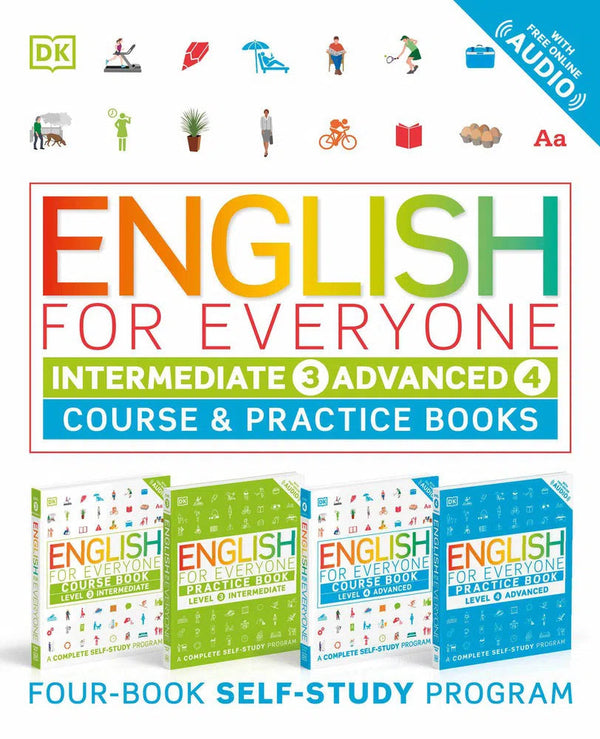 English for Everyone: Intermediate and Advanced Box Set-Language and Linguistics-買書書 BuyBookBook