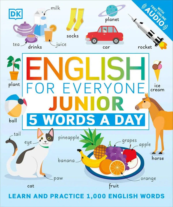 English for Everyone Junior: 5 Words a Day-Children’s / Teenage reference material-買書書 BuyBookBook