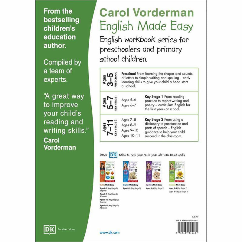 English Made Easy, Ages 9-10 (Key Stage 2) (Paperback) DK UK