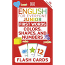 English for Everyone Junior First Words Colors, Shapes and Numbers Flash Cards-Activity: 學習補充 Learning & Supplemental-買書書 BuyBookBook
