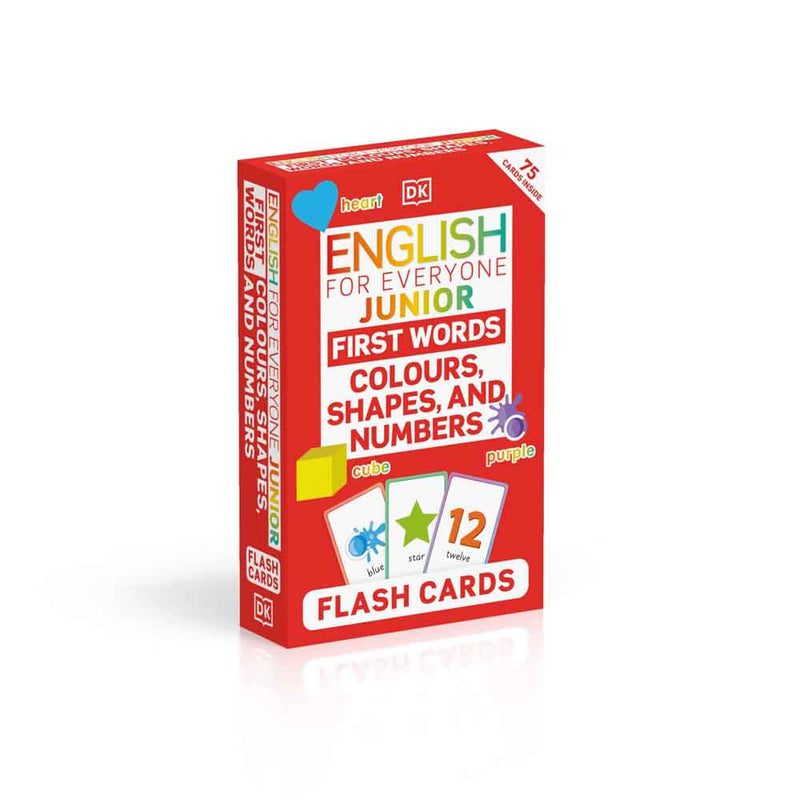 English for Everyone Junior First Words Colors, Shapes and Numbers Flash Cards-Activity: 學習補充 Learning & Supplemental-買書書 BuyBookBook