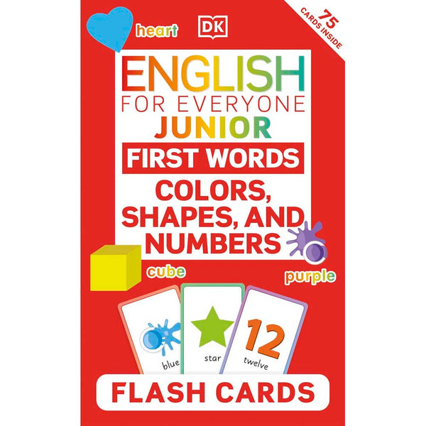English for Everyone Junior First Words Colors, Shapes and Numbers Flash Cards-Activity: 學習補充 Learning & Supplemental-買書書 BuyBookBook
