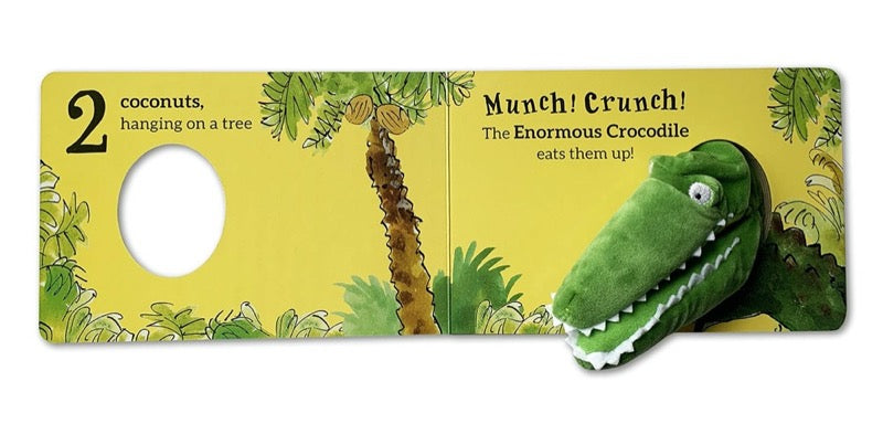 Enormous Crocodile, The - Finger Puppet Book (Roald Dahl) - 買書書 BuyBookBook