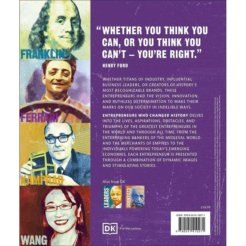 Entrepreneurs Who Changed History (Hardback) DK UK