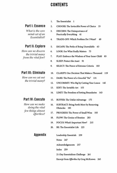 Essentialism: The Disciplined Pursuit of Less-Nonfiction: 心理勵志 Self-help-買書書 BuyBookBook