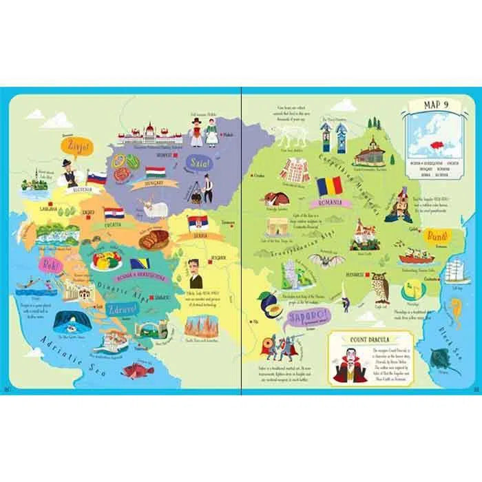 Europe Atlas (Usborne Book and Jigsaw (300pcs) Usborne