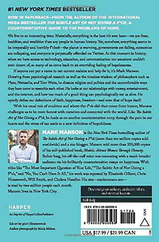 Everything Is F*cked: A Book About Hope - Mark Manson - Libreria - Foto 6