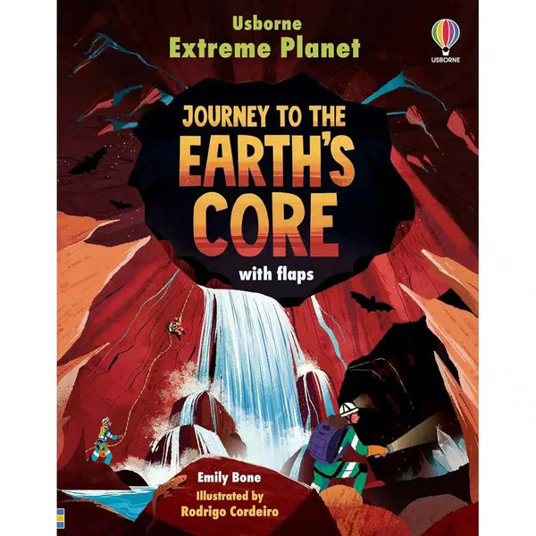 Extreme Planet: Journey to the Earth's Core With Flaps (Usborne) (Emily Bone)-Nonfiction: 科學科技 Science & Technology-買書書 BuyBookBook