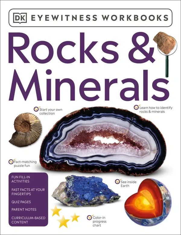 Eyewitness Workbooks Rocks & Minerals-Children’s / Teenage general interest: Nature and animals-買書書 BuyBookBook