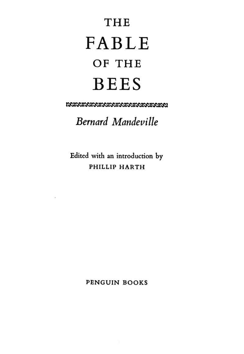 Fable of the Bees, The (Penguin Classics) (Bernard Mandeville)-Nonfiction: 政治經濟 Politics & Economics-買書書 BuyBookBook