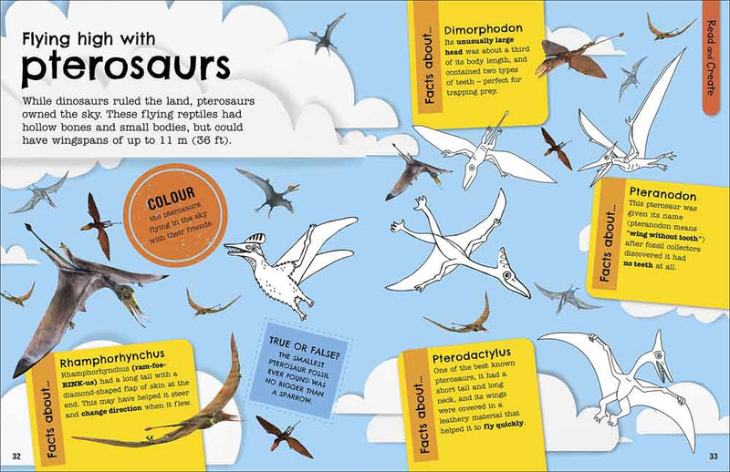 Fact-Packed Activity Book, The - Dinosaurs - 買書書 BuyBookBook