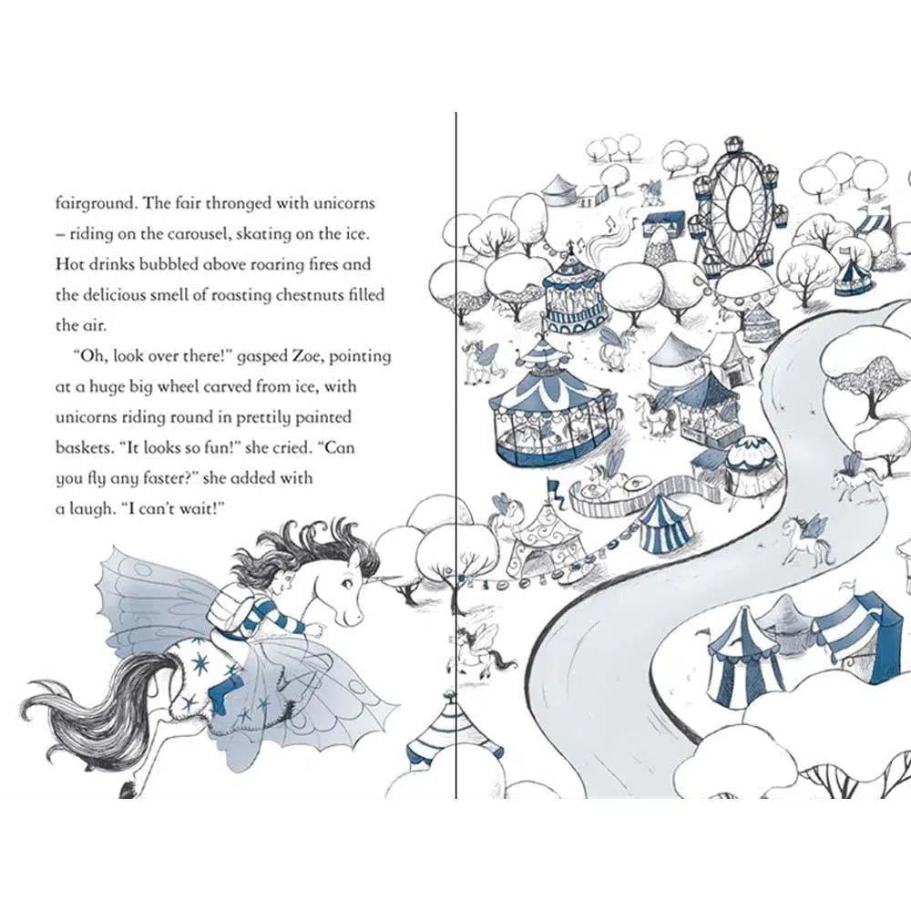 Fairy Unicorns #05 Frost Fair (Hardback) (Zanna Davidson) Usborne