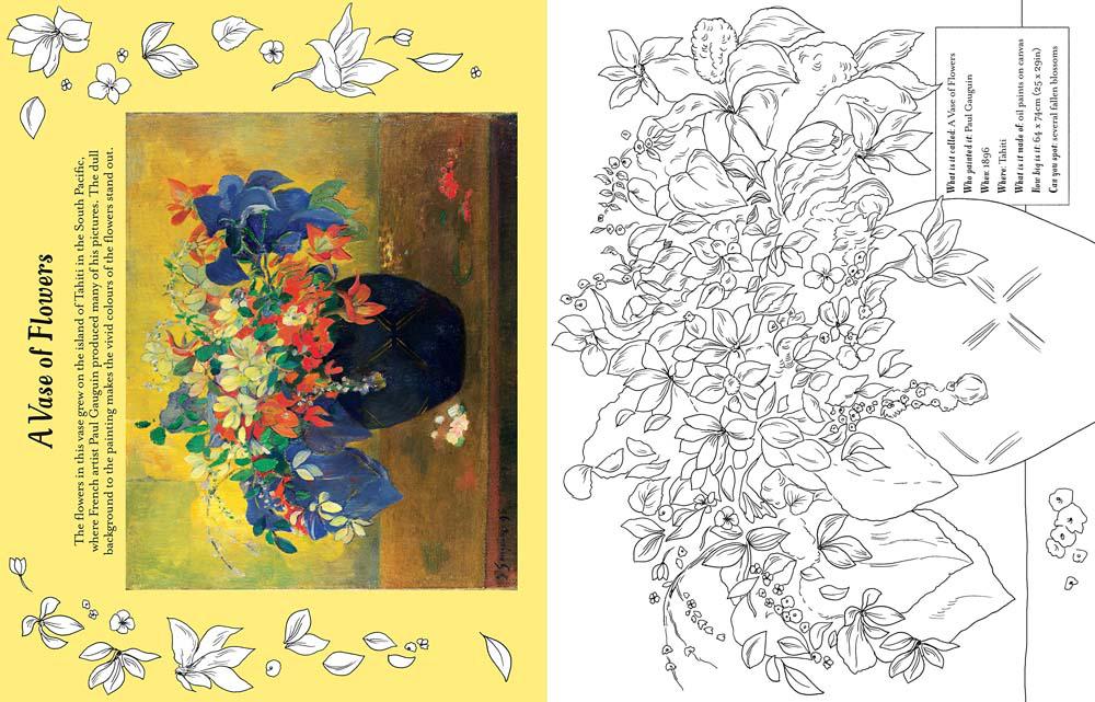 Famous Art to Colour (Susan Meredith)-Activity: 繪畫貼紙 Drawing & Sticker-買書書 BuyBookBook