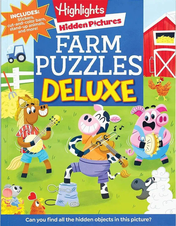 Farm Puzzles Deluxe-Children’s / Teenage general interest: Farm animals-買書書 BuyBookBook