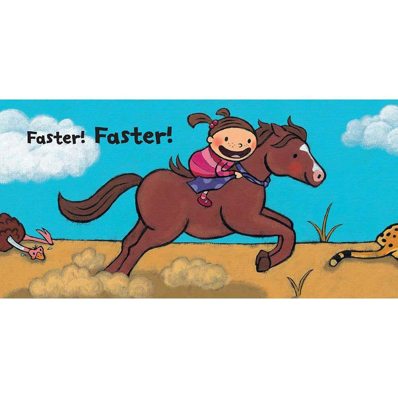 Faster! Faster! (Board Book) (Leslie Patricelli) Candlewick Press