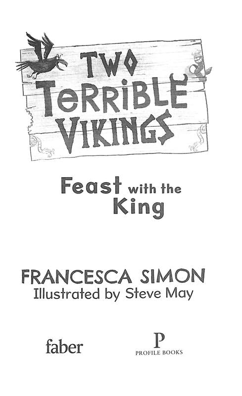 Two Terrible Vikings #03, Feast With the King (Francesca Simon)-Fiction: 橋樑章節 Early Readers-買書書 BuyBookBook