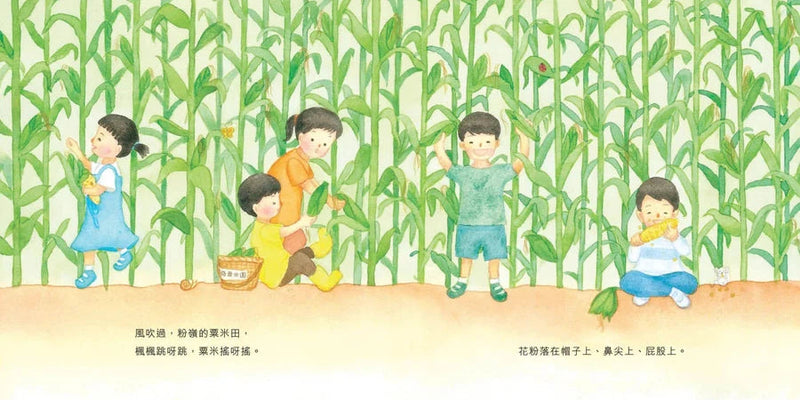 風吹過，粟米田 (認識貧窮和糧食的關係) - 樂施會-故事: 兒童繪本 Picture Books-買書書 BuyBookBook