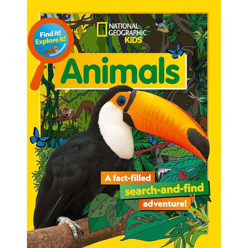 Find It! Explore It! Animals (National Geographic Kids)-Nonfiction: 動物植物 Animal & Plant-買書書 BuyBookBook