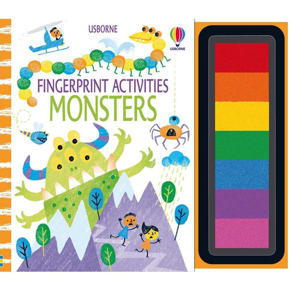 Fingerprint Activities Monsters-Activity: 繪畫貼紙 Drawing & Sticker-買書書 BuyBookBook