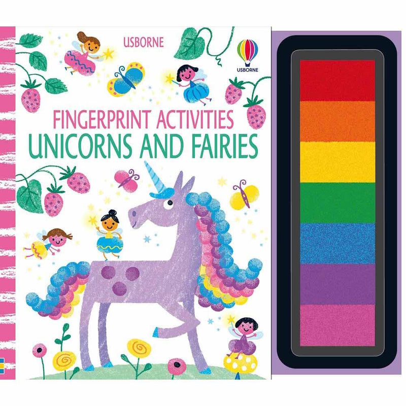 Fingerprint Activities Unicorns and Fairies Usborne