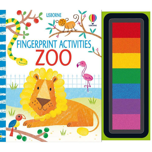 Fingerprint Activities Zoo-Activity: 繪畫貼紙 Drawing & Sticker-買書書 BuyBookBook