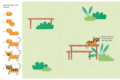 Fingerprint Activities Zoo-Activity: 繪畫貼紙 Drawing & Sticker-買書書 BuyBookBook
