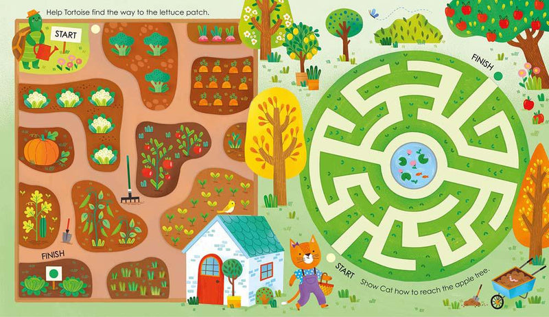 Fingertrail Mazes (Felicity Brooks)-Activity: 益智解謎 Puzzle & Quiz-買書書 BuyBookBook