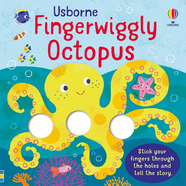 Fingerwiggly Octopus (Usborne) (Felicity Brooks)-Nonfiction: 學前基礎 Preschool Basics-買書書 BuyBookBook